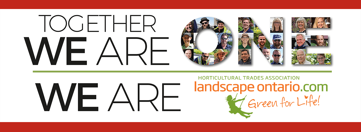 together we are one. together we are landscape ontario