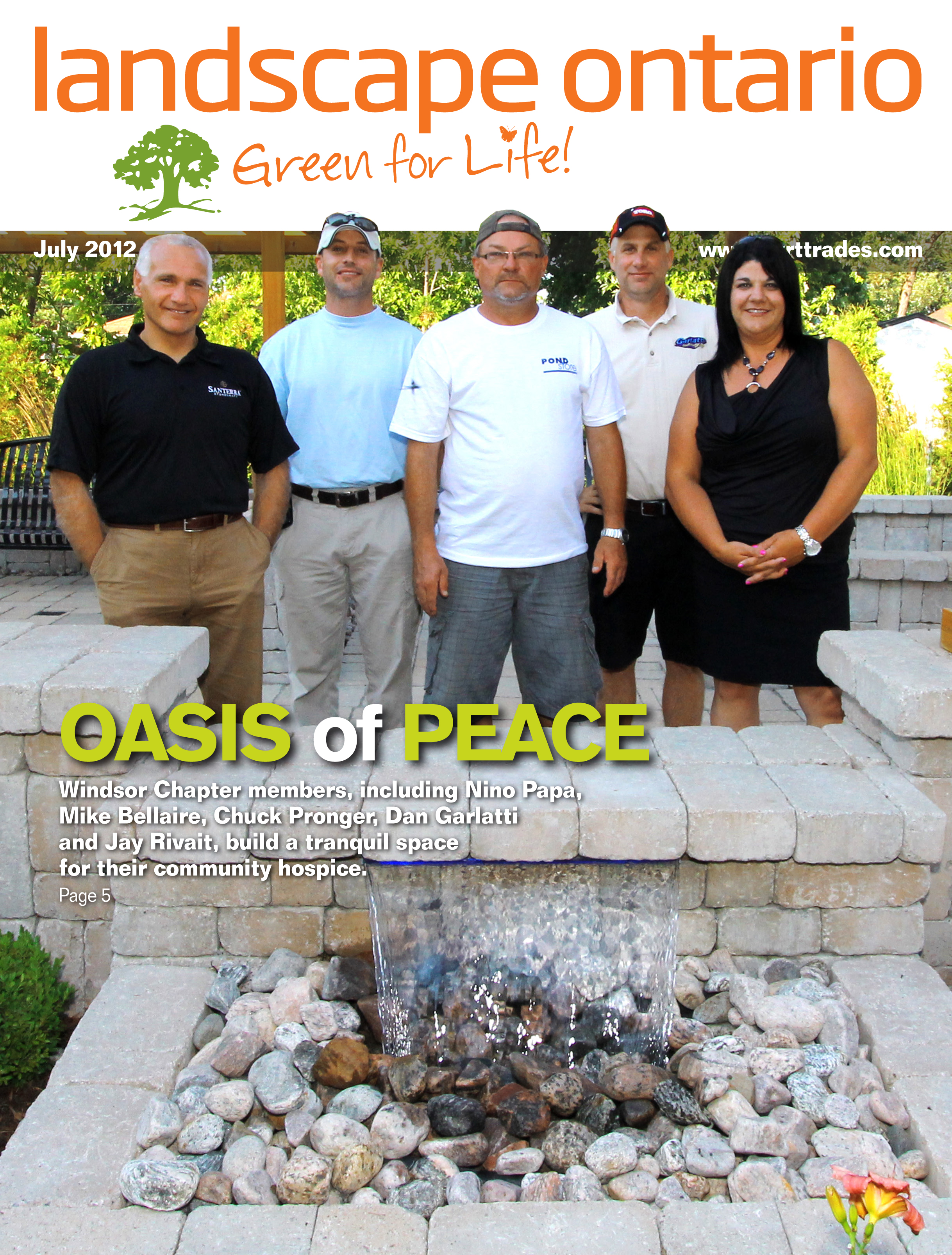 magazine cover july 2012