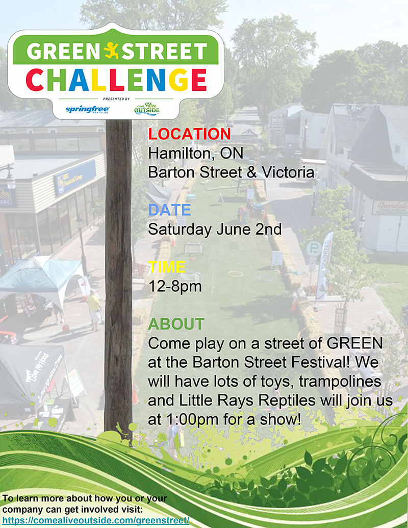 Green Street Challenge Hamilton flyer