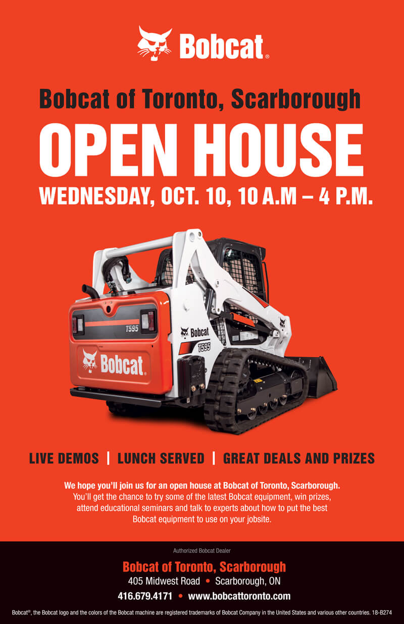 bobcat of toronto open house flyer