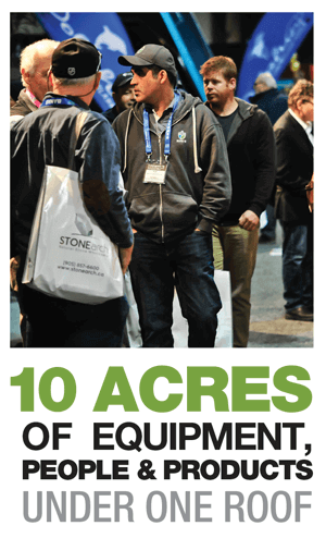 10 acres of equipment, people and products under one roof