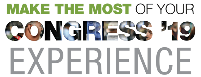 Make the most of your Congress 2019 experience