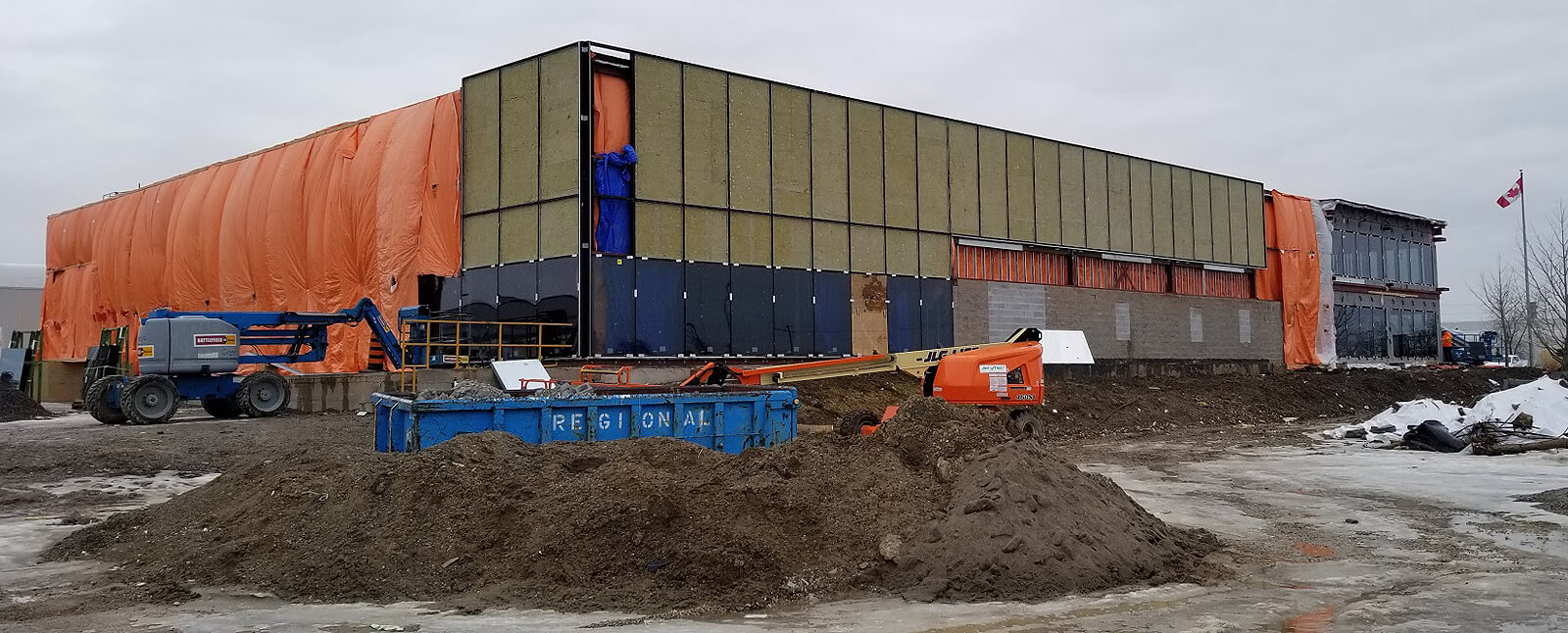 exterior builiding construction