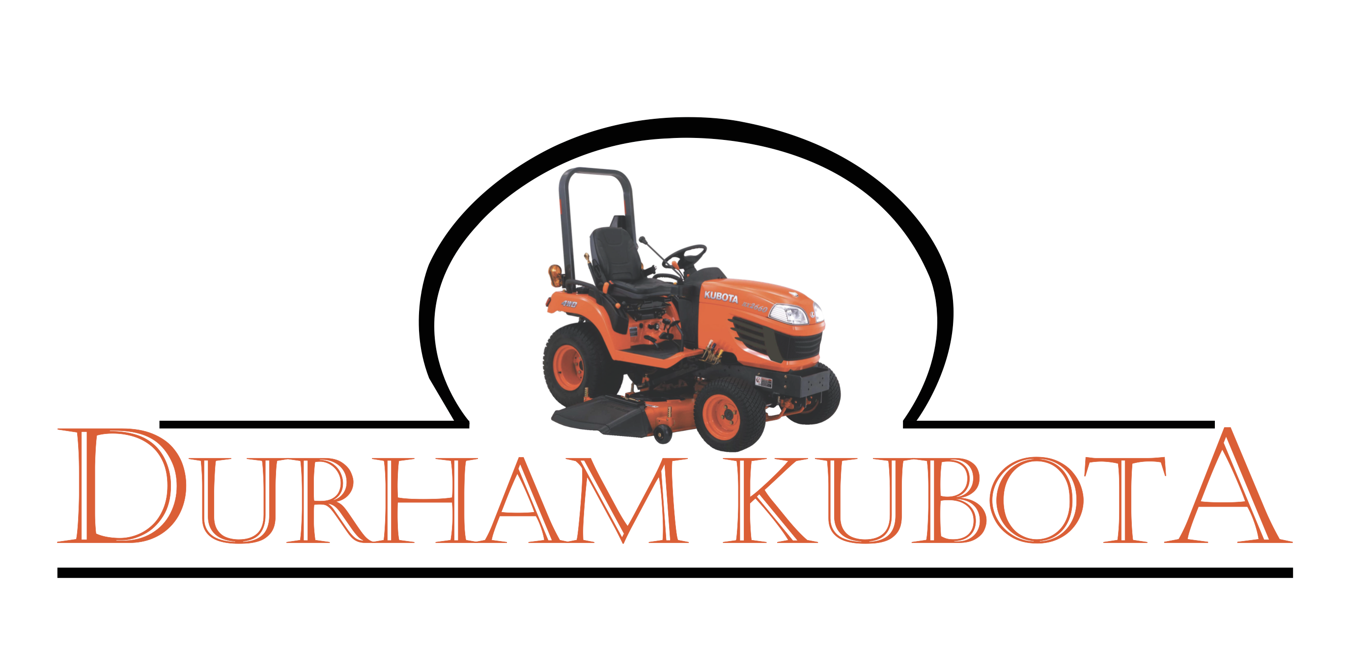 Durham Kubota Logo for Durham Golf Tournament
